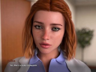 hot redhead, red head, pc gameplay, 3d