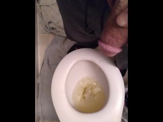 Taking a piss at a friends house 