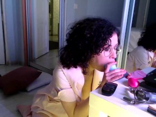Cutie Deepthroats Dildo, Ass Fucking Different Toys And Orgasm