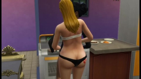 As garotas lambem as bucetas umas das outras. Lesbo pornografia perversa caprichos sims 4