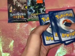 ASMR POKEMON CARD PULLS - I CANT BELIEVE I PULLED THIS OUT OF SHINING FATES!