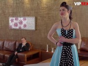 Preview 1 of PinUpSex - Suzy Bell Voluptuous Hungarian Teen Intense Pussy Fuck With Older Husband - VIPSEXVAULT