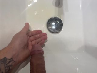 Johnny The Long Piss (Piss and cum in toilet)
