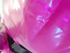 PVC fetish + Dirty talk = Enjoy!