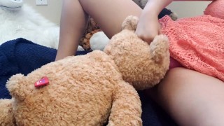 Horny humping teddy bear