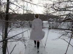 Russian Nude Girl Miss4motivated in forest