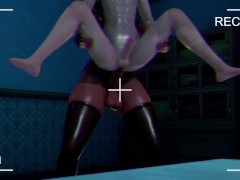 Futa Dark Elf in Red Dress Taker POV [Honey Select 2] [Futa x Male]