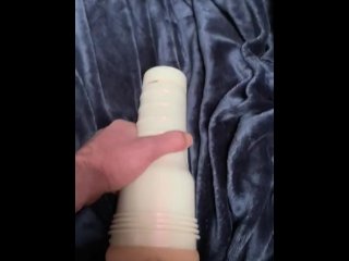 Using my fleshlight while my gf and her friends are in the next room