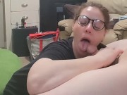 Preview 4 of Substitute Teacher takes Home Student for Extra Credit Cumshot
