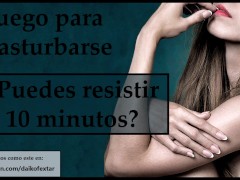 ¿Puedes resistir 10 minutos sin correrte en este JOI?