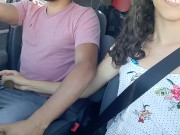 Preview 5 of My girlfriend masturbates me while I take her home | Argentinian Amateur | ParejaPornhub