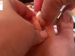 Painting toenails 1 part 1 of 2 foot fetish - glimpseofme