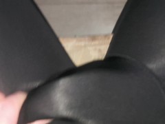 Spandex plus chronische Geilheit gleich precum