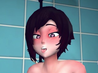 Ruby Takes a Guy’s Ass with Her Fat Futanari Girlcock