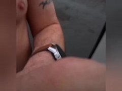 Naked walk in street 