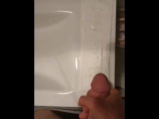 jerk off, cum fountain, massive cumshot, amateur