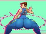 Chun Li Shakes Her Big 53 Year Old Ass - Super Extended Looped x5 Edition
