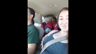 Orgasms In The Car Close Up On That Wet Ass Pussy Public Finger Fuck