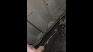 Construction Worker Piss At Work