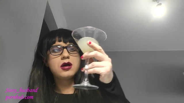 Sissy Collected 6 Packs of Sperm and Drinks a Cocktail - Pornhub.com