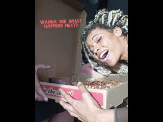 Did she just Fuck the Pizza Man?!