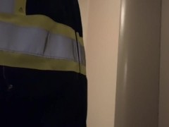 Construction worker caught jerking in elevator - Screenshot 1 of 16 - Big Dick