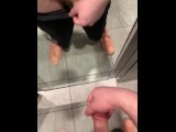 Big Guy Shows Off Thick Dick in the Gym Locker room