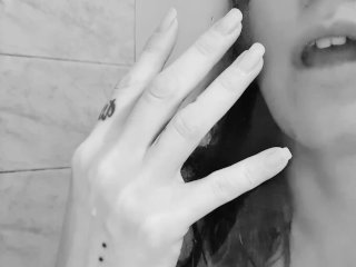 Femdom Wet Kisses - spit & lip fetish