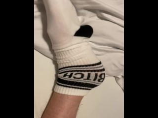 Taking off my socks after a long day… Full video on my only fans