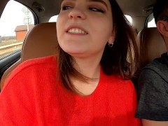 Минет за рулем! когда прохожие смотрели на девушку - Screenshot 11 of 16 - Russian Amateur