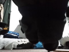 Tied Up in Squeaky High Heels