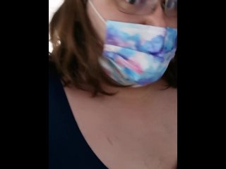 Video request: roll around in grass wearing woman's swim suit!