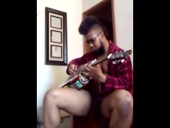 Playing a song I made up