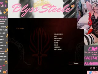 Gamerslut Supercut Fuck Machine From Behind Livestream with Black & White Stockings UwU