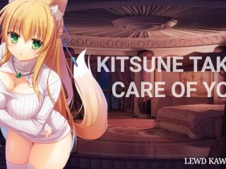 Kitsune Takes Care of you (Sound Porn) (English ASMR)