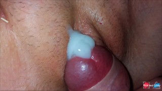 "Fill me up with your cum!" Powerful creampie after sex in three positions!