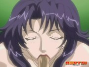 Preview 3 of Hentai Pros - Masaru's Stepaunt Plays With Her Huge Tits, Then She Rides His Cock For The First Time