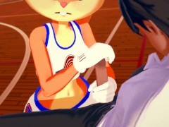 Video Space Jam - Lola Bunny gets fucked after training - Hentai