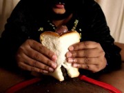 Preview 4 of Fucking With Butter and Sandwich Bread Big Cock