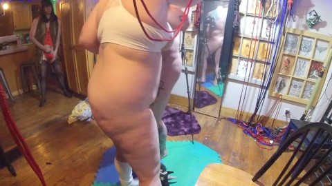 MIlf get tied up and fucked after 7 months of no sex 