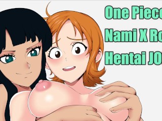 Nami X Robin (Hentai JOI) (One Piece)