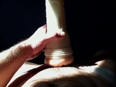 Fleshlight Stoya Destroya - Sinking into and cumming on