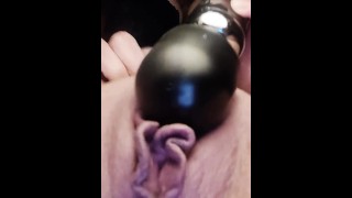 Dripping Pussy Closeup - Horny Baby Orgasm Breakdown com Magic Wand