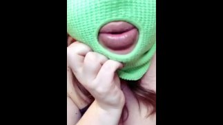 Мамочка Подруга в маске 