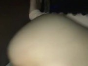 Preview 5 of Amateur White girl sucking and bouncing on BBC