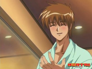 Hentai Pros - Jun Fucks Blonde Sae's Mouth But He's Craving Her Stepmom'sMs Keiko Big Milky_Boobs