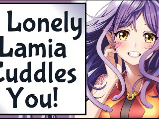 Lonely_Lamia Cuddles With You_In Your_Camping Bag! [SFW] [Wholesome]