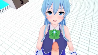 REAL POV Aqua Is Only Good For Being A CUMSLUT Hentai