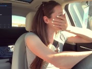 Cumming *embarassingly* Hard in a Starbucks Drive thru (LUSH ...