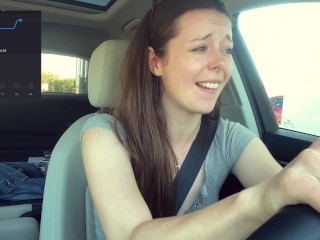 Cumming *embarassingly* hard in a Starbucks Drive Thru_(LUSH CONTROLPART 2)